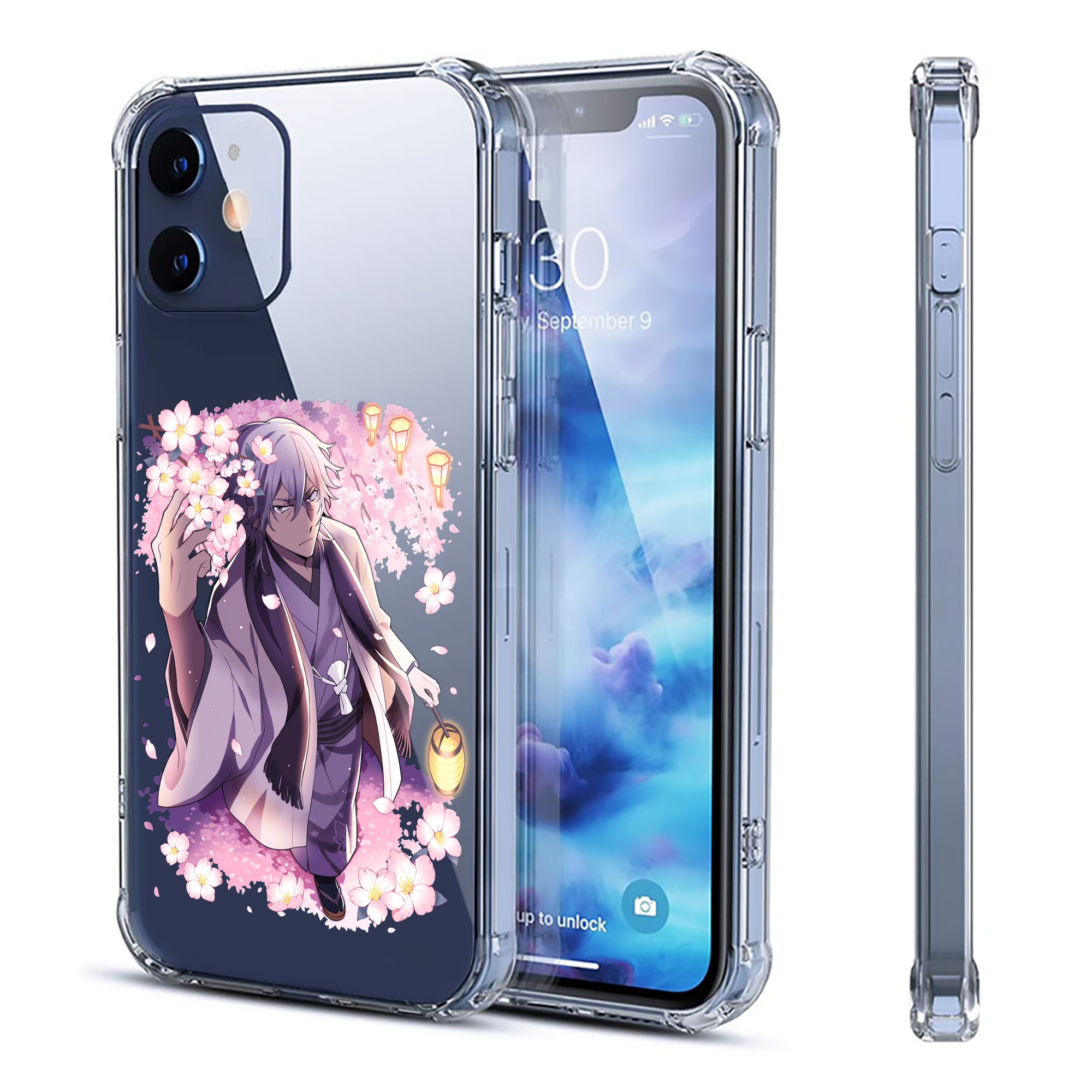 （画像用） 文豪ストレイドッグス Bungo Stray Dogs 【iPhone 12シリーズ対応】透明スマホケース（クリアソフトケース）